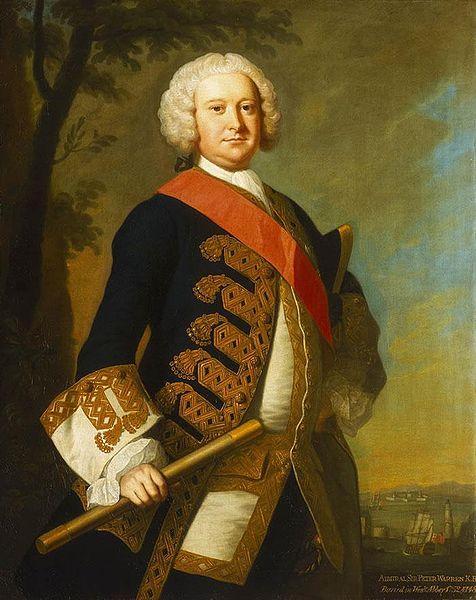 Grace Hudson Portrait of Admiral Sir Peter Warren Sweden oil painting art
